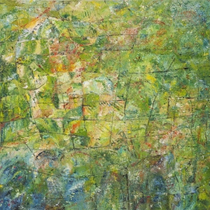 B323 Frühling,Öl Auf Lw, 40x40x 2012
