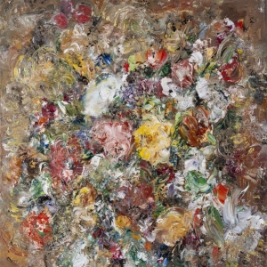 B82 Herbst, Öl Auf Leinwand Kaschiert, 22x23, 2019