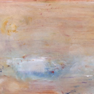 L00 - o.Titel (Hiddensee_Bodden), Öl auf Ölkarton, 35x55, 2025