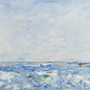 L137 - Bewegte See, Öl auf Leinwand, 40x50, 2025