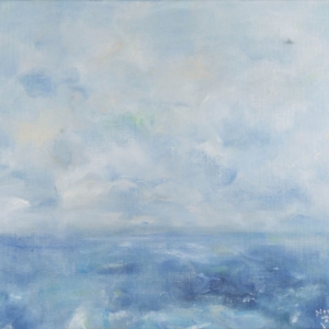 L137 - Meer bei Hiddensee, Öl auf Leinwand, 40x50, 2025