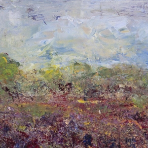 Lxx Dünenheide Auf Hiddensee,Öl Auf Lw, 14x15, 2023